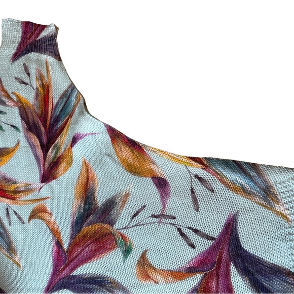 Luisa Ricci Drop Shoulder Floral Sweater NWOT - Picture 4 of 8